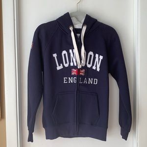 Unisex London Zip up Hoodie